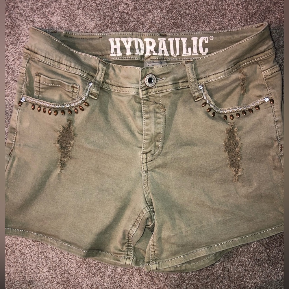 Girls shorts,‎ HYDRAULIC SZ. 9/10 youth